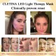 CLETINA Led Face Mask Light Therapy, Flexible Silicone 7 Colors Light,Portable Anti-Aging LED MASK, Red & Blue Light Therapy for Wrinkles, Rejuvenation & Tightening,Wrinkle Reduction CLETINA Led Face Mask Light Therapy, Flexible Silicone 7 Colors Light,Portable Anti-Aging LED MASK, Red & Blue Light Therapy for Wrinkles, Rejuvenation & Tightening,Wrinkle Reduction